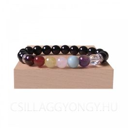 7 csakra ónix karkötő