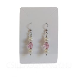 Swarovski gyöngyös fülbevaló