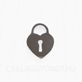Szív alakú lakat medál